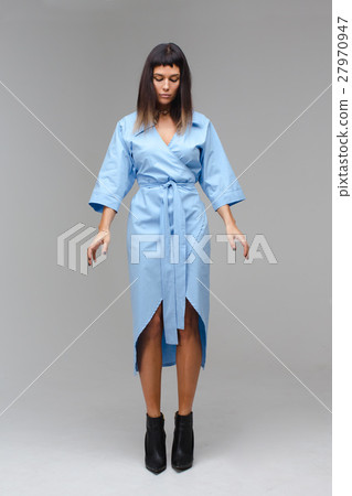 Woman looking down, give up 27970947