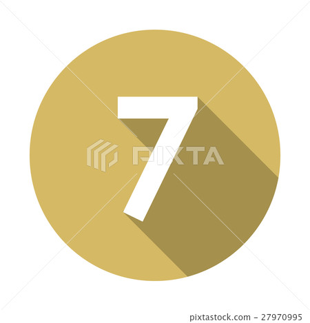 Business icon - number 7 Business icon - number 7 27970995