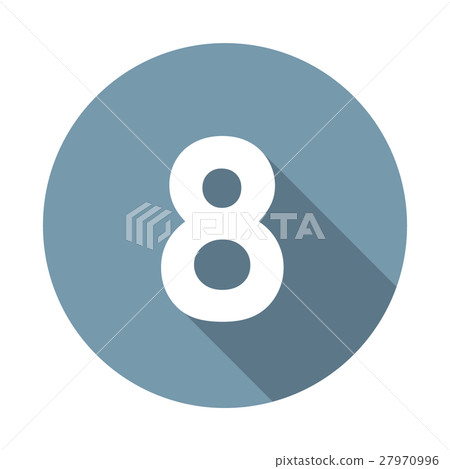 Business icon - number 8 27970996