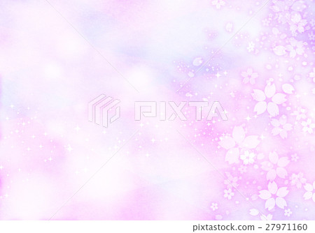 Sakura texture background material - Stock Illustration [27971160] - PIXTA