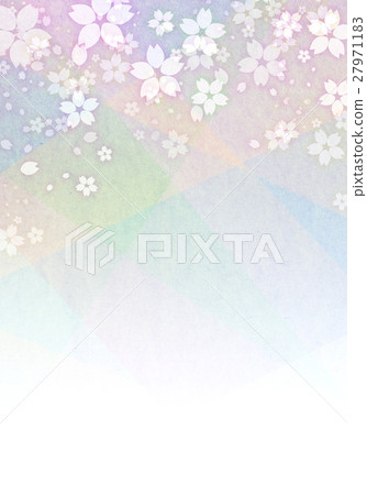 Sakura texture background material - Stock Illustration [27971183] - PIXTA