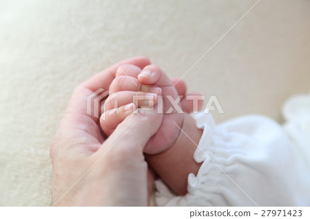Babies and adult hands Babies and adult hands 27971423