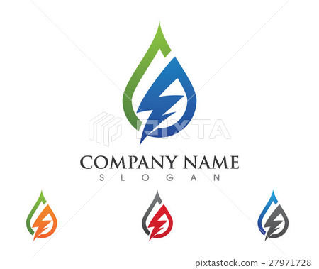 Lightning Logo Template vector icon 27971728