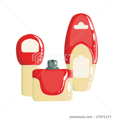 Cream, Shampoo And Perfume Containers, Beauty And Cream, Shampoo And Perfume Containers, Beauty And 27972273