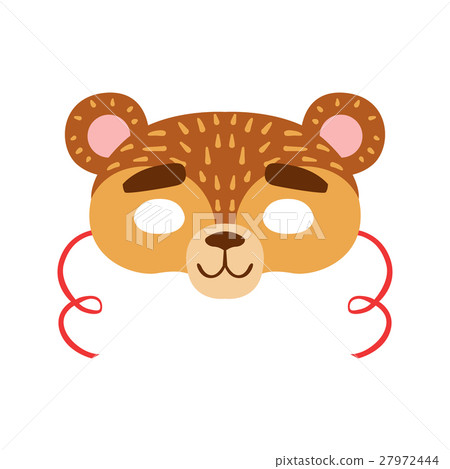 Brown Bear Animal Head Mask, Kids Carnival 27972444