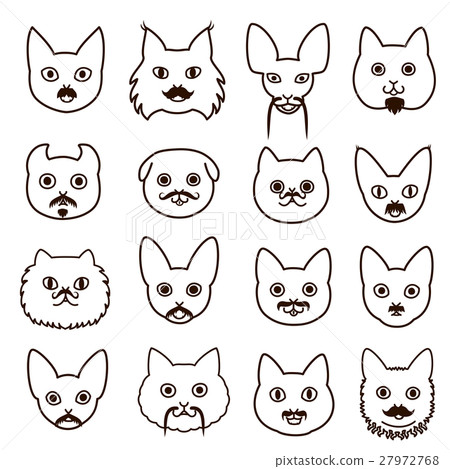 Bearded set linework with a beard 27972768