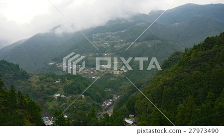 Tokushima ken Tsurugi-machi sloping village Tokushima ken Tsurugi-machi sloping village 27973490