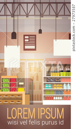 Big Shop Super Market Shopping Mall Interior Big Shop Super Market Shopping Mall Interior 27973587