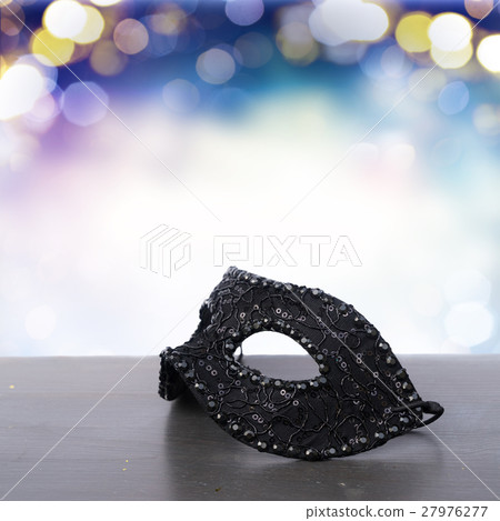 Mask with masquerade decorations Mask with masquerade decorations 27976277