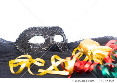 Mask with masquerade decorations 27976306