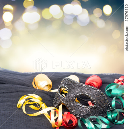 Mask with masquerade decorations Mask with masquerade decorations 27976310