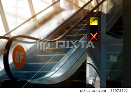 escalator in department store, defocused escalator in department store, defocused 27978292
