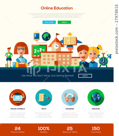 Scool, education website header banner with Scool, education website header banner with 27978618