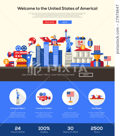Traveling to the USA website header banner with Traveling to the USA website header banner with 27978647