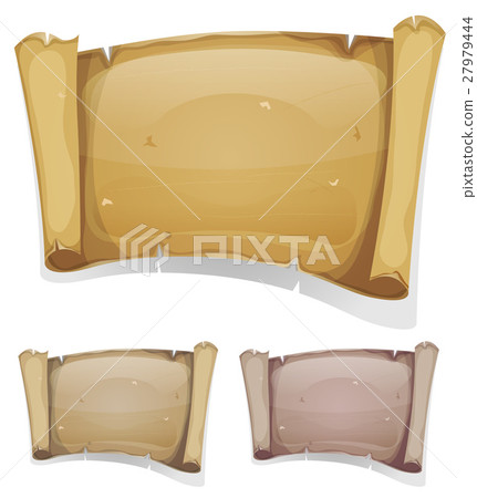 Funny Parchment Scroll For Game Ui Funny Parchment Scroll For Game Ui 27979444