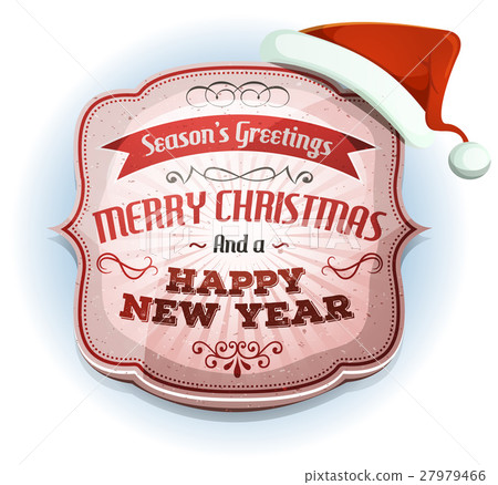 Merry Christmas And Happy New Year's Badge Merry Christmas And Happy New Year's Badge 27979466