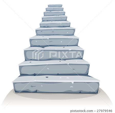 Cartoon Stone Stairs Cartoon Stone Stairs 27979546