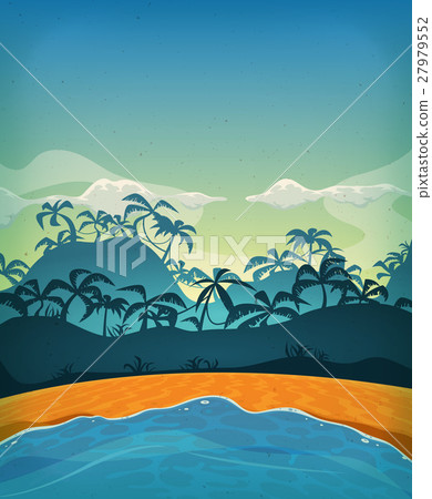 Summer Tropical Desert Island 27979552