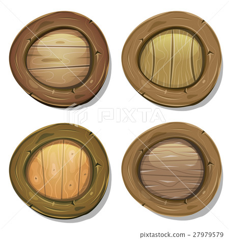 Comic Rounded Wood Viking Shields Comic Rounded Wood Viking Shields 27979579