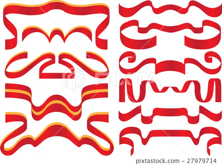 Ribbons set vector Ribbons set vector 27979714