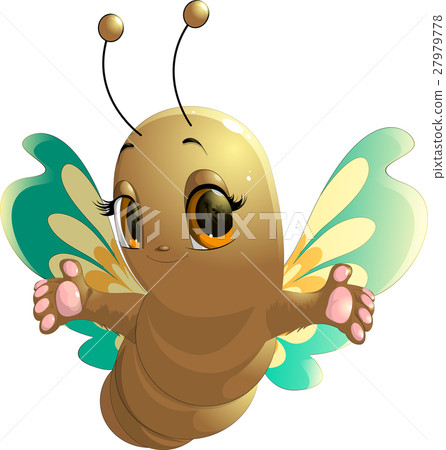 cheerful cute butterfly 27979778