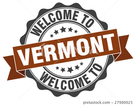 Vermont round ribbon seal 27980025