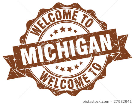 Michigan round ribbon seal 27982941