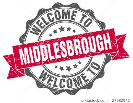 Middlesbrough round ribbon seal Middlesbrough round ribbon seal 27982942