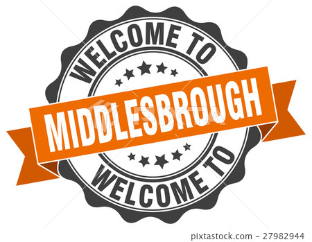 Middlesbrough round ribbon seal Middlesbrough round ribbon seal 27982944
