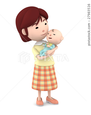媽媽抱著寶寶2 27983516