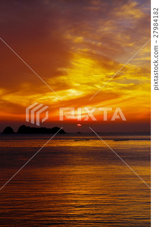 從Seashara海岸看的日落 27984182