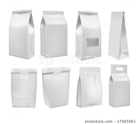 Realistic take away food box mock up set 27985061