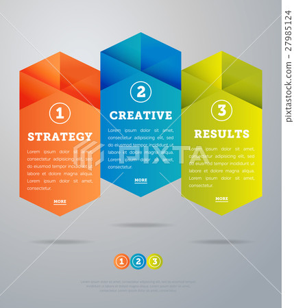 Infographics elements vector template - Stock Illustration [27985124 ...
