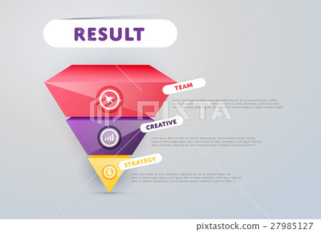 Infographics elements vector template - Stock Illustration [27985127 ...