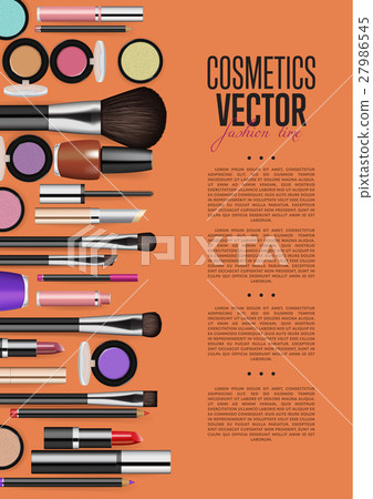 Cosmetic product Promo Brochure Page Vector Layout 27986545