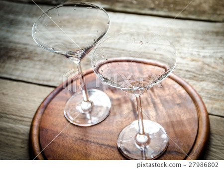 Two cocktail glasses Two cocktail glasses 27986802