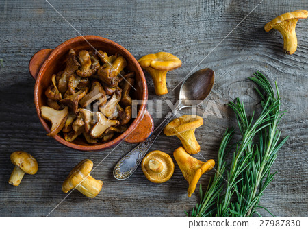 Roasted Golden Chanterelles Roasted Golden Chanterelles 27987830