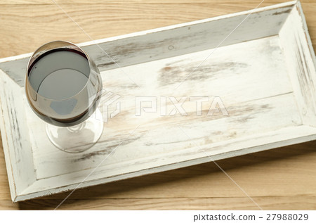 Red Wine In A Wine Glass. The Top View Red Wine In A Wine Glass. The Top View 27988029