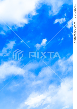 天空覆蓋藍天白色雲彩綜合性背景材料照片材料拷貝空間字符空間 27988262