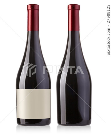 red wine bottle on white red wine bottle on white 27989125