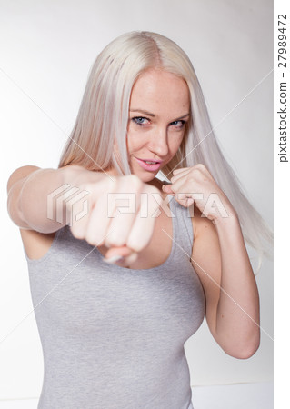 girl beats hand fist girl beats hand fist 27989472