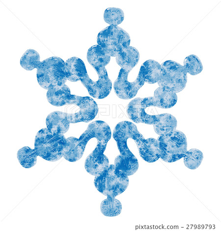 illustration of snowflake illustration of snowflake 27989793