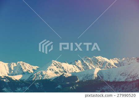 View at winter mountains Tatry, Poland 27990520