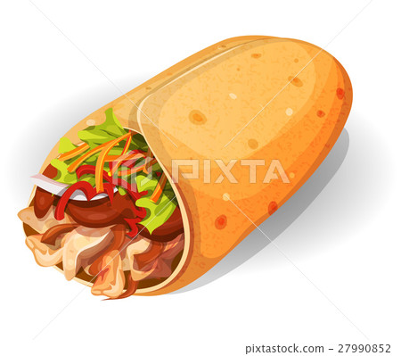 Mexican Burrito Icon Mexican Burrito Icon 27990852