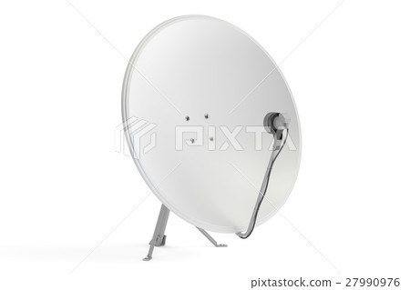 Satellite dish, 3D rendering Satellite dish, 3D rendering 27990976