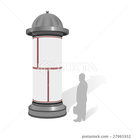 pillar billboard poster ad, Announcement posts pillar billboard poster ad, Announcement posts 27991932
