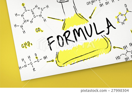 Science Experiment Laboratory Formula Chemical...-插圖素材 [27998304] - PIXTA圖庫