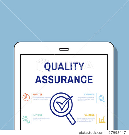 Quality Management Check Icon Concept 27998447