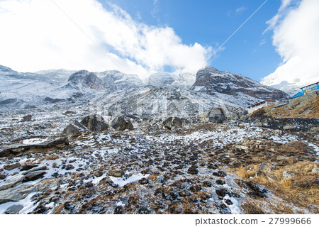 beautiful landscape on top of Annapurna base camp beautiful landscape on top of Annapurna base camp 27999666