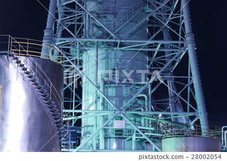 Factory night view Factory night view 28002054